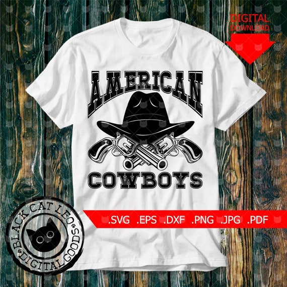 Download Cowboy Cut File Svg American Cowboy T Shirt Design Cowboy Etsy