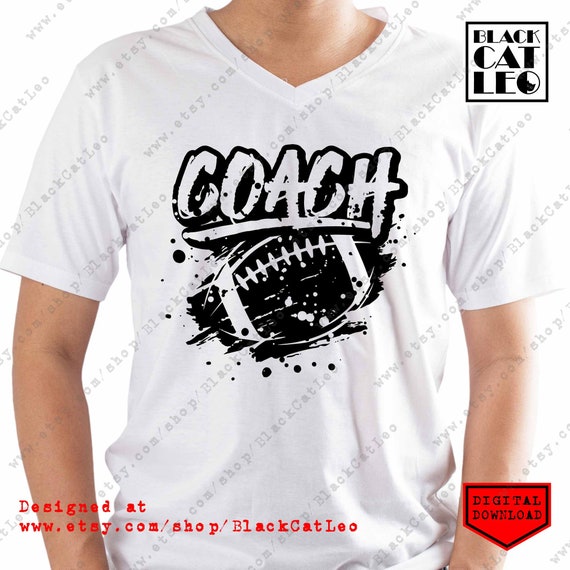 Football coach svg COACH t shirt design sublimation png Etsy