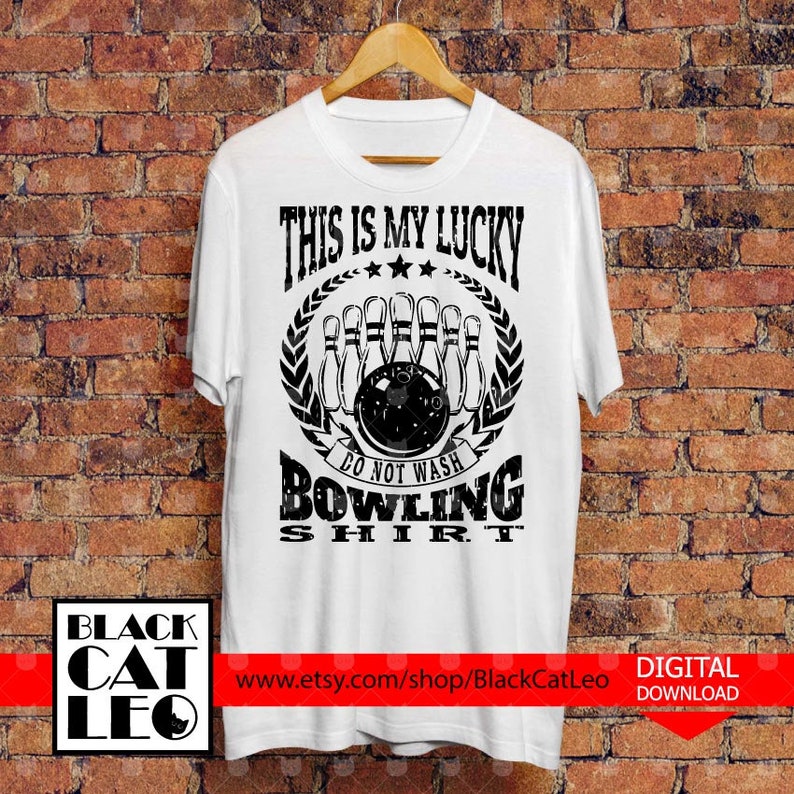 Download Bowling cut file svg This is my lucky Bowling t shirt ...