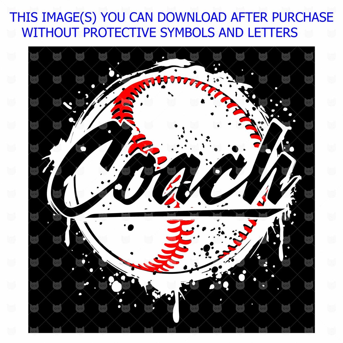 Baseball COACH T Shirt Design Sublimation Png Coach Tee Etsy