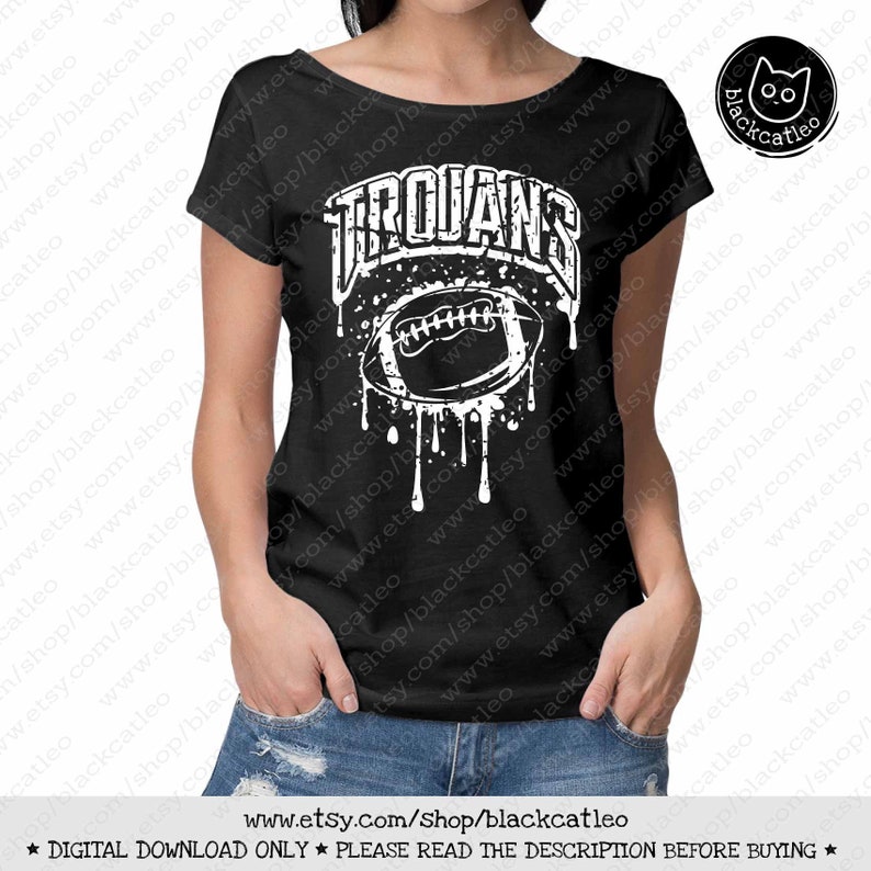 Download Trojans Football SVG Trojans Distressed t shirt design PNG ...