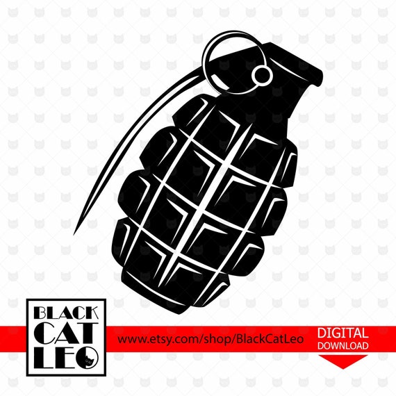 Grenade Svg Hand Grenade Svg Grenade Cut File Military Svg Etsy