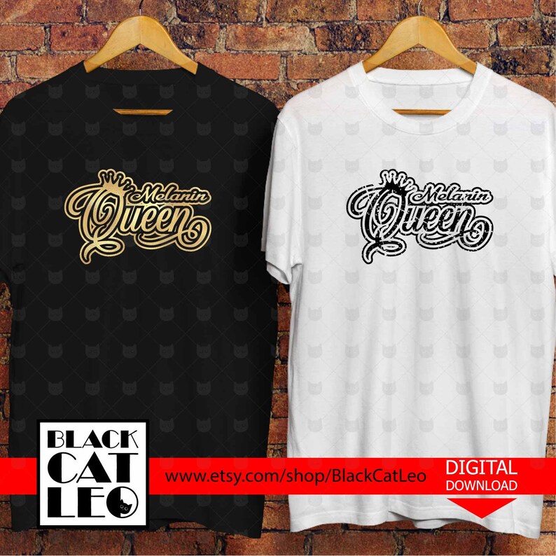 Download Melanin Queen cut file SVG Distressed Melanin t shirt ...