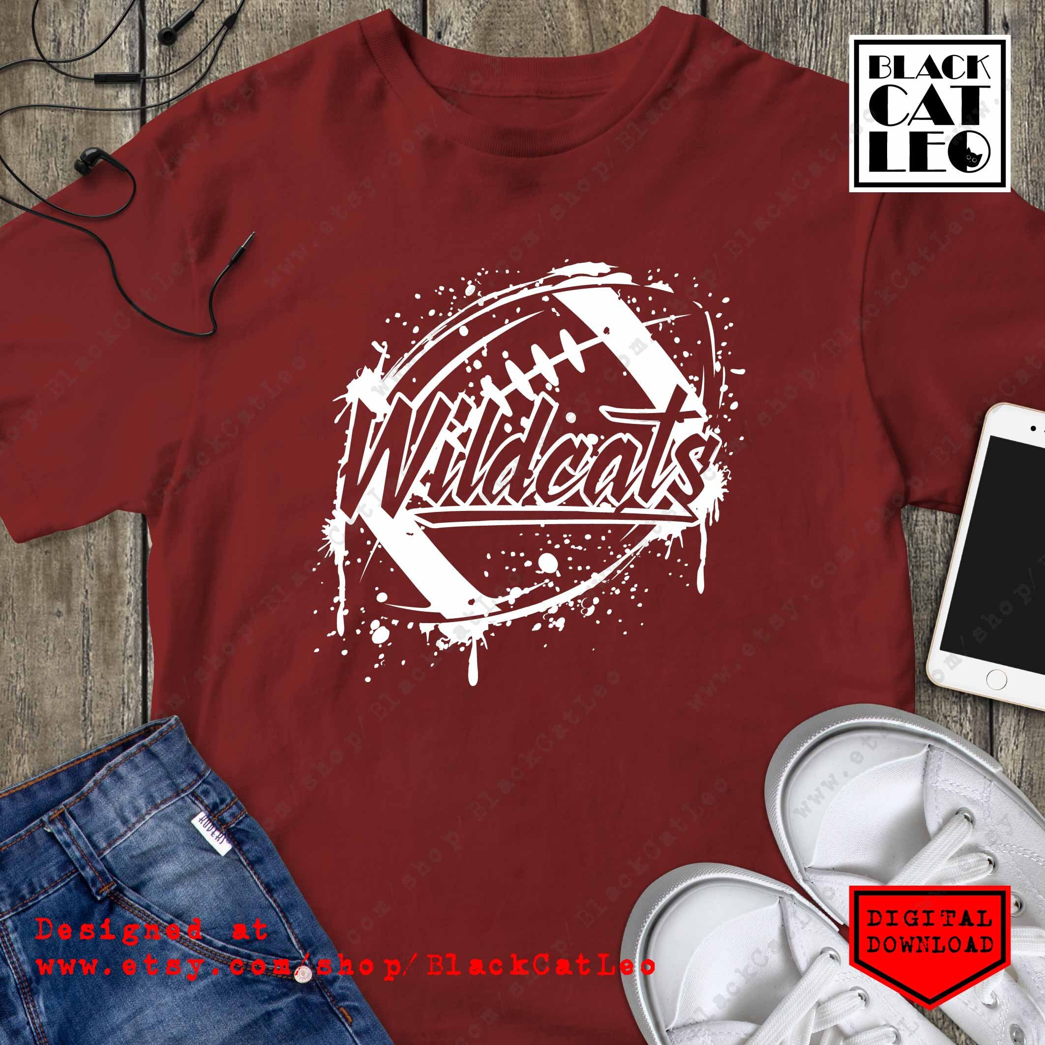 Wildcats t shirt design sublimation PNG Grunge American Etsy