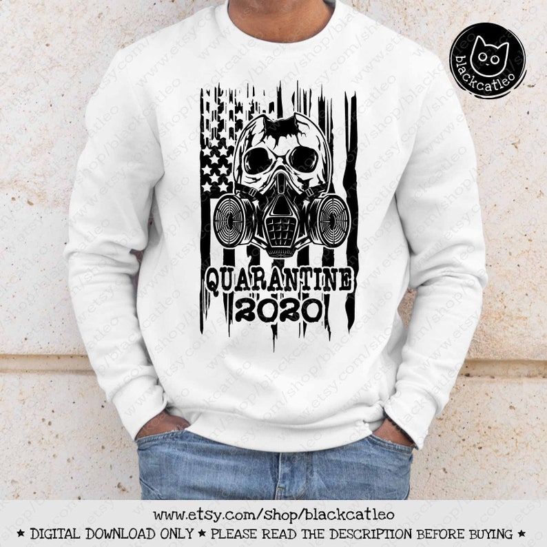 Download Skull Gas mask on American flag svg Distressed Skeleton | Etsy