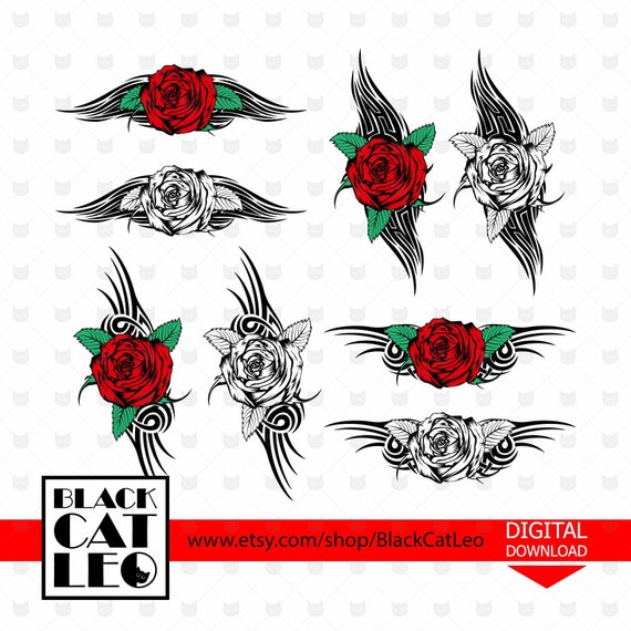 Download Tribal Flower Design Svg Dxf Graphic Art Cut File Visual Arts Printing Printmaking Delage Com Br
