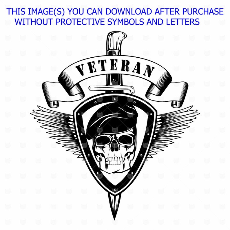 Download Veteran svg Skull military svg Army skull t shirt design ...