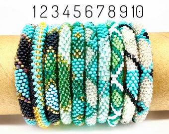 armband Gift with a Cause Affordable Gift Nepal handmade beaded Bracelets Crochet Bracelets beaded bangle Bracelets yoga Bracelet
