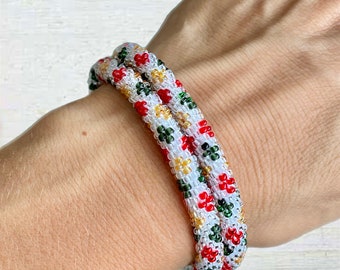 Rollover Glass Bead  Bracelets / Seed Beads /Beaded Bracelets / Seed Bead Bracelet /Handmade Glass Bead Stackable Bracelet Gift