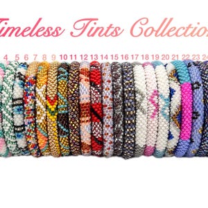 Unisex Rollover-pärlvirkade armband | Fröpärlarmband | Glaspärlarmband | Nepalesiskt armband för kvinnor | Vacker kollektion |