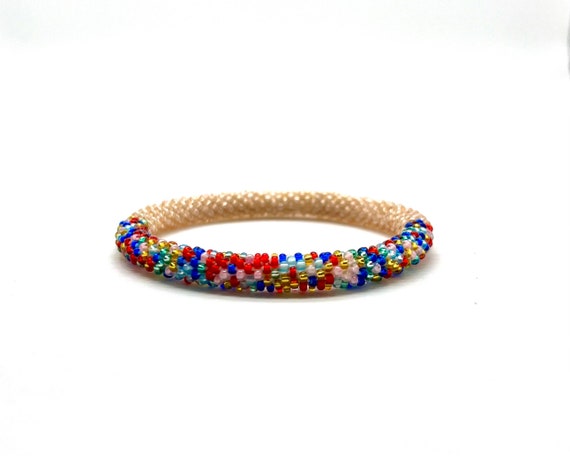 Beaded Bracelet for Woman Handmade Bracelet Crochet Bracelets Gift