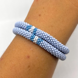Bead Bracelet Set for Women, Seed Bead Bracelets, Nepal Handmade Bracelets, Arm Candy, Stacking Bracelets,Rolled Bracelet, Spring collection