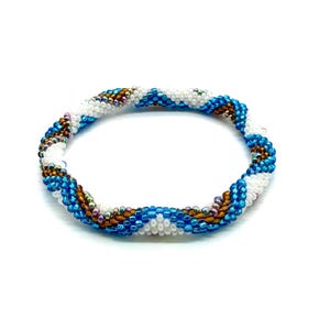 Beaded Bracelet, Glass Bead Bracelet, Seed Bead Bracelet, Nepal Bracelet, Christmas gift bead Bracelets  Rollover Bracelets Colored Bracelet