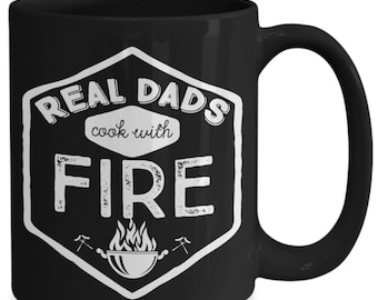 BBQ Dad Kaffeetasse - Lustige Grillmeister Geschenk