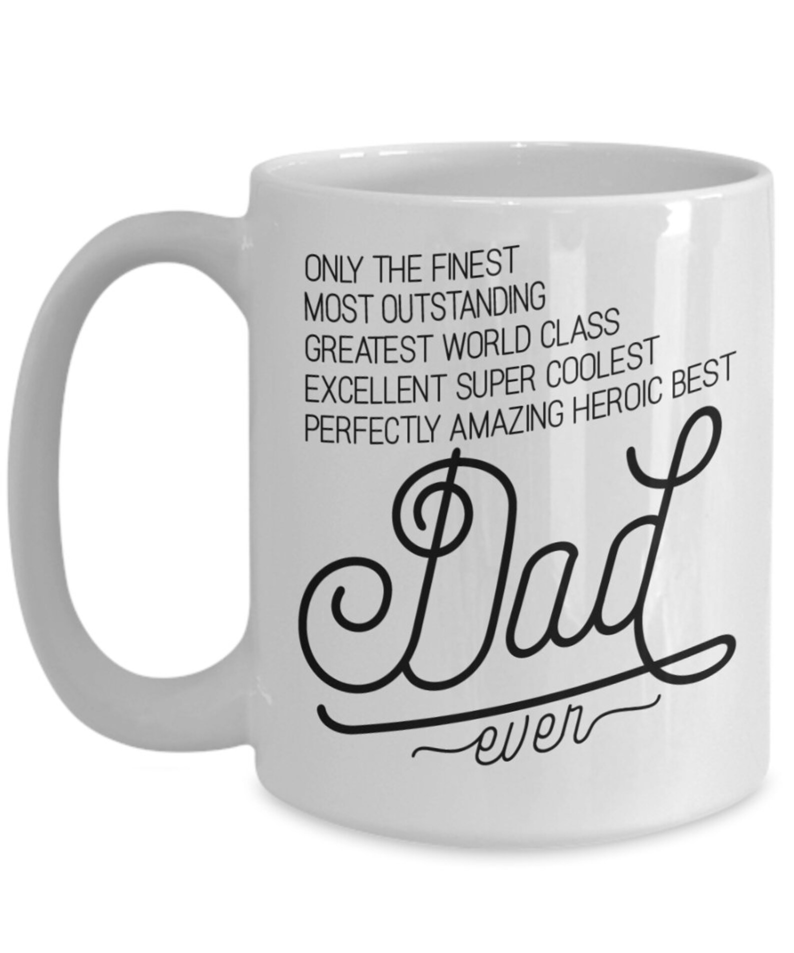 Best Dad Coffee Mug Great Gift Idea for the Most Amazing Etsy