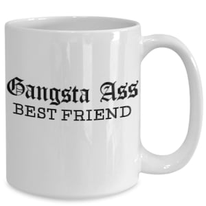 Grappige koffie-theemok beste vriend: geweldig cadeau-idee voor mannen of vrouwen