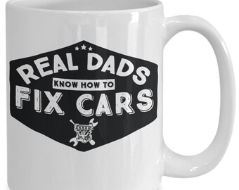 Mechanic Dad Coffee Mug - Car Fixing Fathers Gift