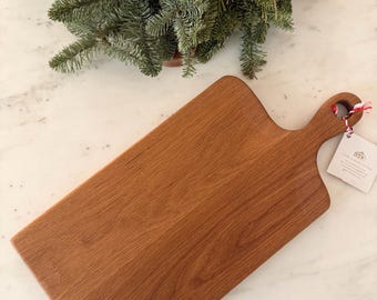 Handcrafted White Oak Charcuterie Board – Rustic Serving Tray