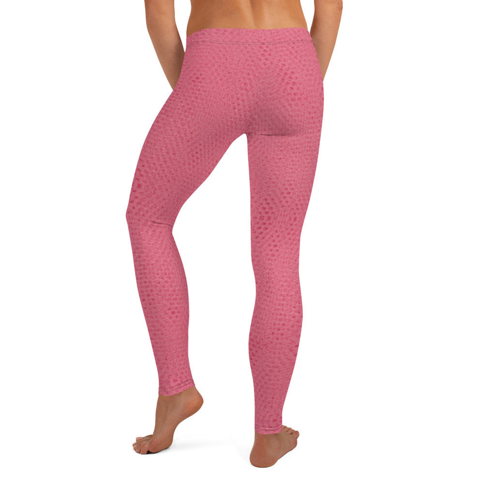 Hot Pink Yoga Leggings for Women Etsy