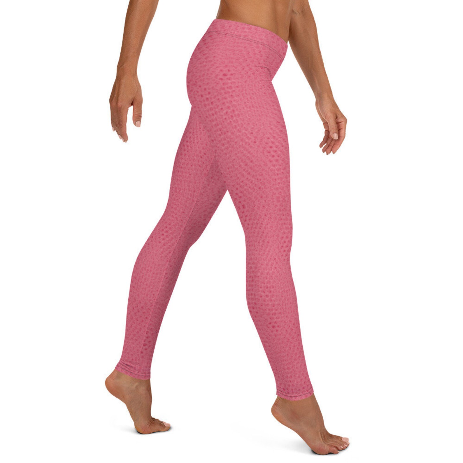 Hot Pink Yoga Leggings for Women Etsy