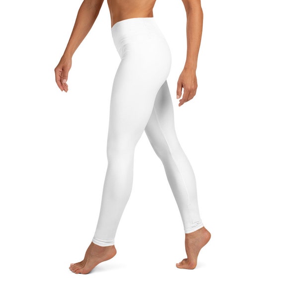 White Yoga Leggings for Women, White Leggings -  Canada