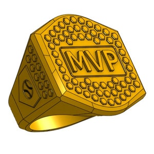 MVP Baseball Ring STL File for 3D Print