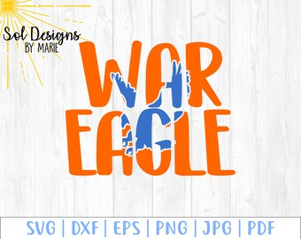 Download War eagle svg | Etsy