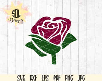 Rose flower Svg, floral SVG, flower Svg, Design Elements, Floral svg, png, pdf, dxf, eps