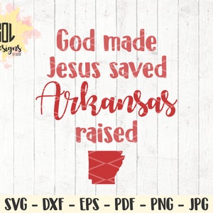 Arkansas svg - southern cut file - Christian cut file - instant download - svg dxf eps png jpg pdf