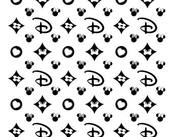 Disney Louis Vuitton Minnie Mouse Ears SVG Free