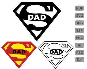 Download Super Dad Svg Etsy