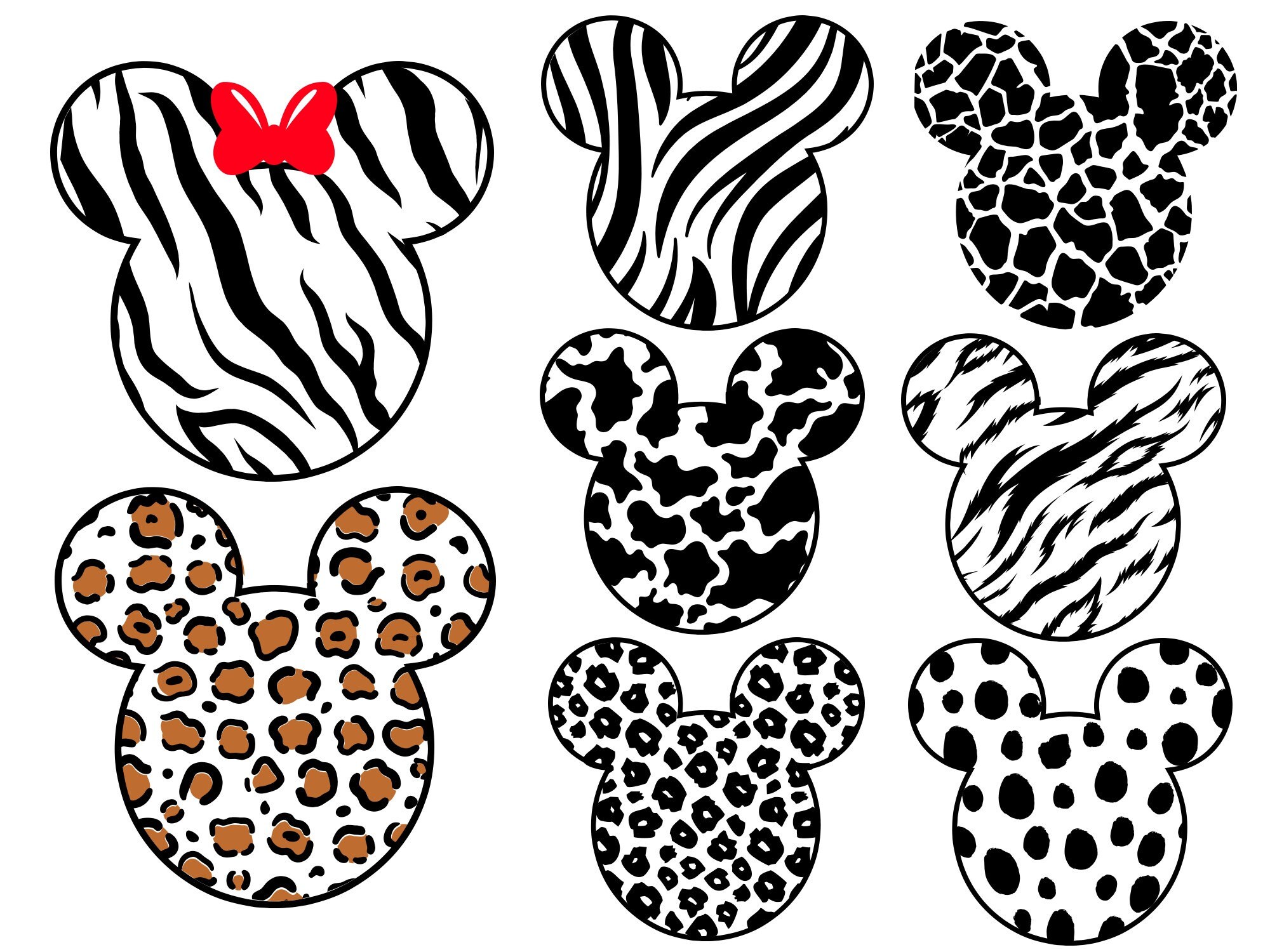 cricut leopard iron on