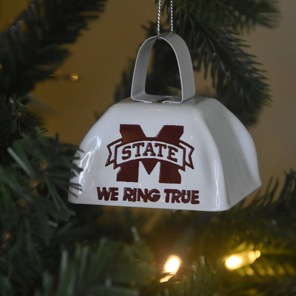 Mississippi State University Custom Cowbell Ornament