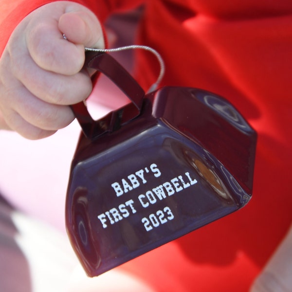 Baby's First Mississippi State University Custom Cowbell