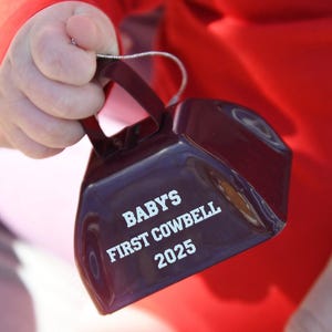 Baby's First Mississippi State University Custom Cowbell