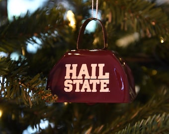 Mississippi State University Custom Cowbell Ornament