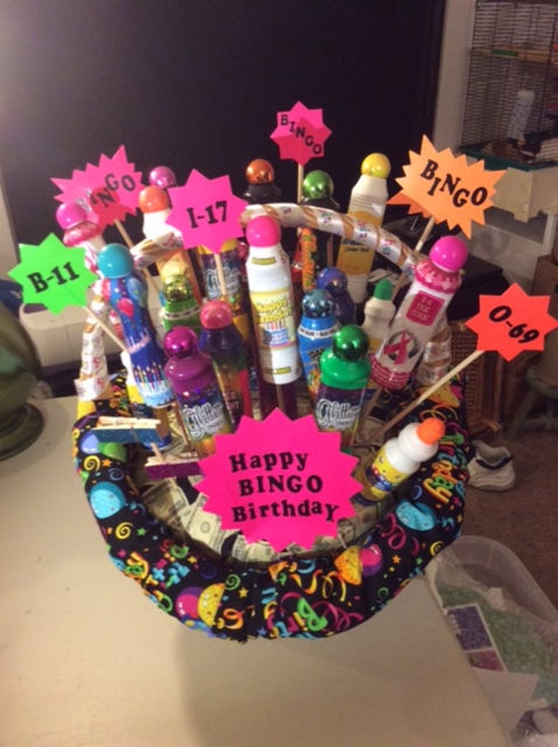 Bingo Basket Etsy