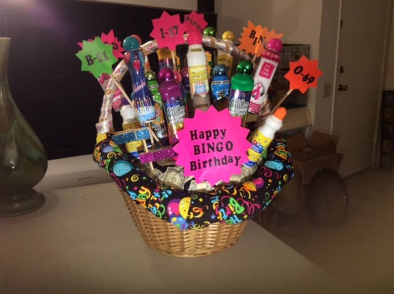 Bingo Basket Etsy