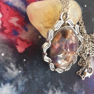 Emotional Healing Amulet jewelry, witch, necklace, Reiki, crystals, witchcraft, Wiccan,Rhodochrosite,tarot,chakra,heart,love,friendship image 5