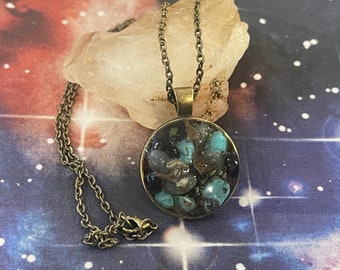 Emotional Grief Amulet, - Witchcraft,amulet,  protection, magic, crystals,gemstones, jewelry, turquoise,grief,Reiki, witch, ritual, talisman