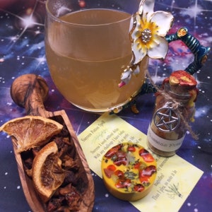 Success Potion Spell,- witchcraft, brew, potion, magic, homegrown herbs, crystals, tea, money, abundance, Reiki, Wicca,candle spell,handmade