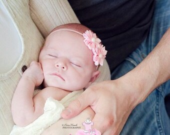pink newborn headband, headband for babies, newborn baby prop, newborn baby girl outfit, newborn baby girl, newborn headband