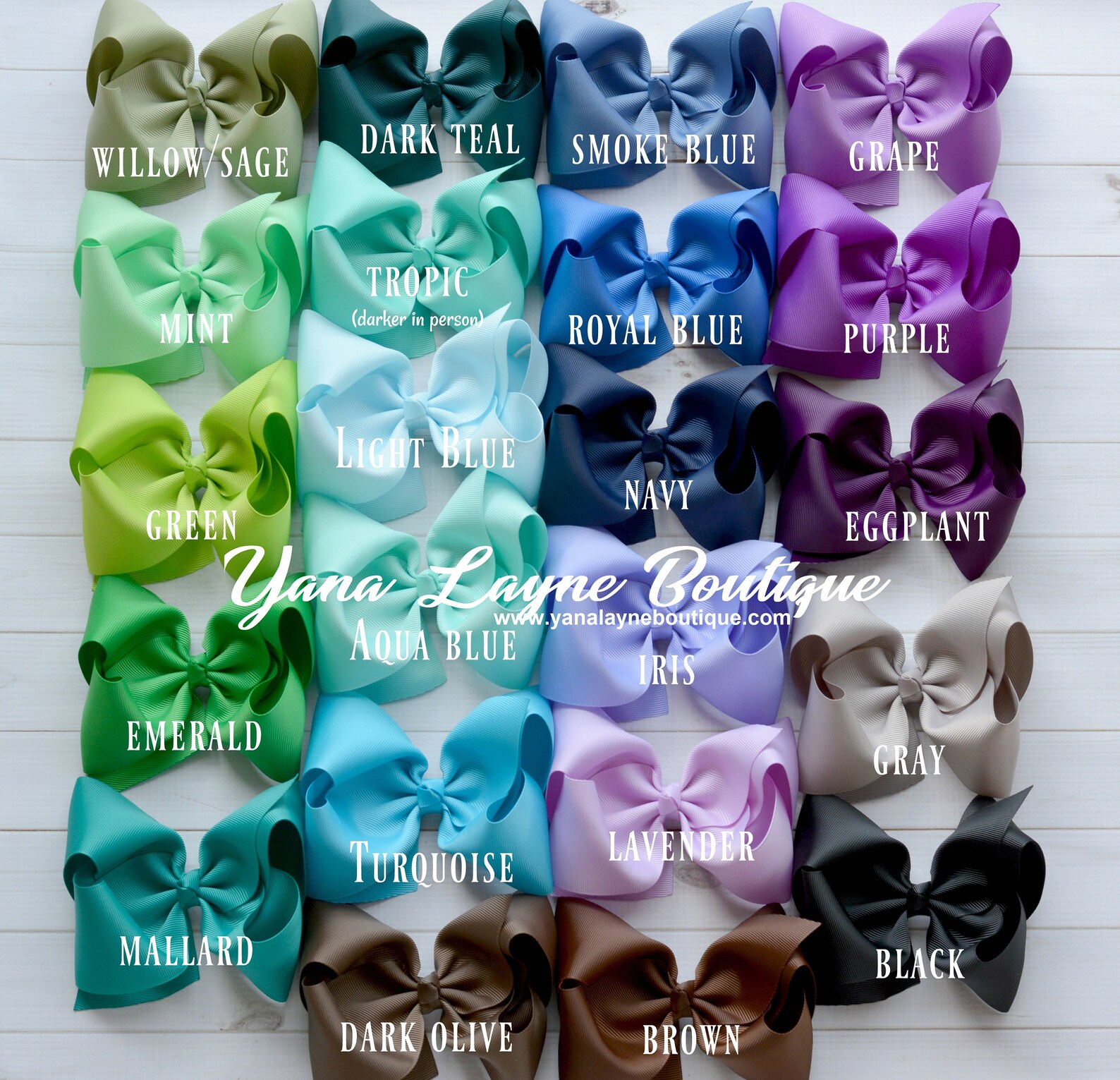 52pcs 4 Inch Hair Bow, Toddler Hair Bows, Ribbon Hair Bows, Ribbon Bow ...