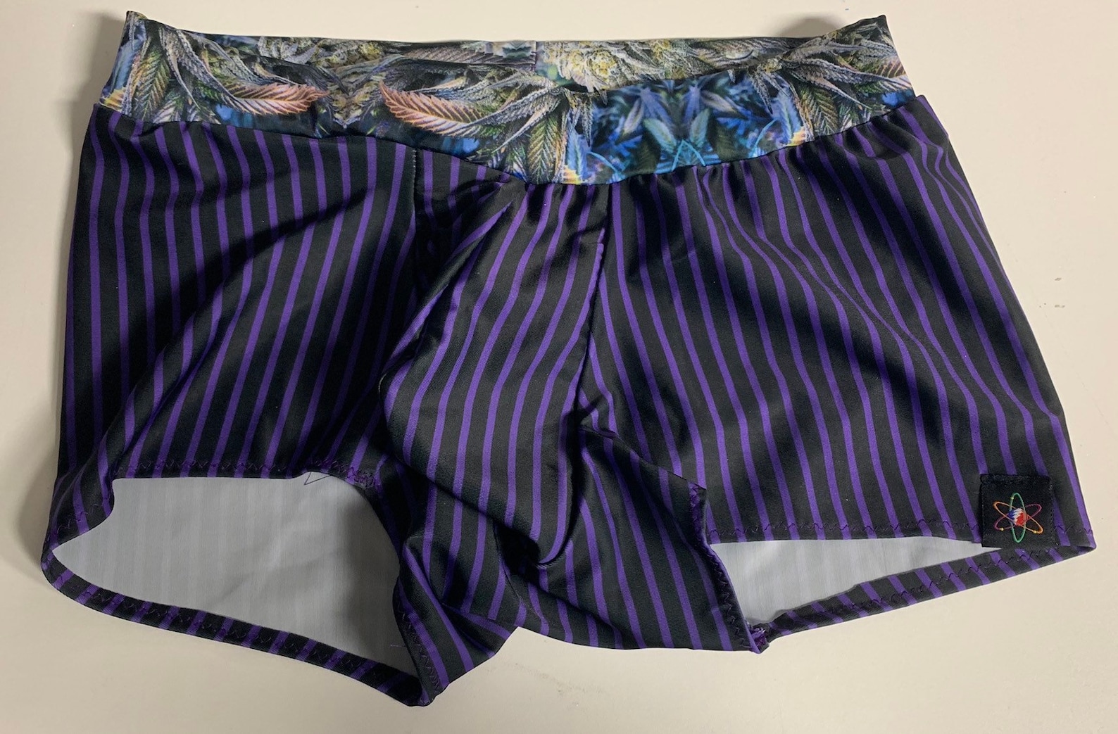 Men's Black and Purple Striped Mankini Low-rise Hot | Etsy