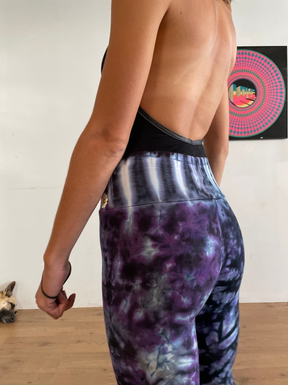 Leggings, Rainbow Leggings, Tie-dye, Rainbow Womens Pants, Yoga Pant,  Tie-dye Yoga Pant, Size Extra Small Legging, Size Medium Legging 