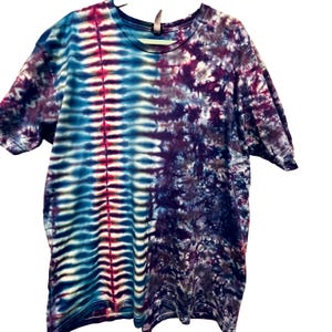 Tie-Dye T-Shirt,  Double Extra Large Tie-dye Shirt, Unisex Tiedye Tshirt, Psychedelic Tiedye Shirt, Mens Tiedye Tshirt, Tie Dye Shirt