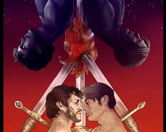Póster de Hannibal / ThreeOfSwords de Camille Callioux