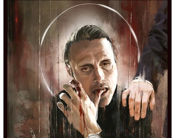 HANNIBAL / Serie FannibalFest 2018 Póster de arte de Hannibal de Wisesnail