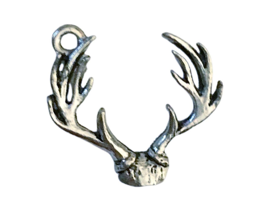 Wendigo Stag Horns Charm | Hannibal-inspired Pendant | Zipper Pull