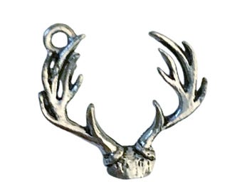 Wendigo Stag Horns Charm | Hannibal-inspired Pendant | Zipper Pull